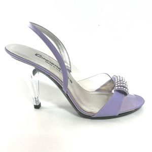 Cinderella dressy shoes lavender color new in box made in USA size 5